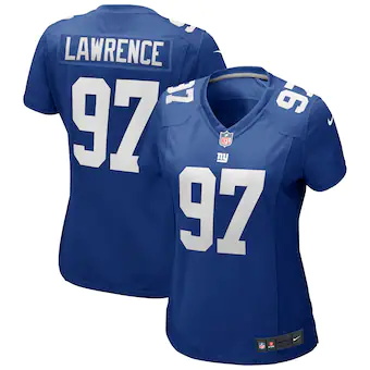 womens nike dexter lawrence blue new york giants game playe